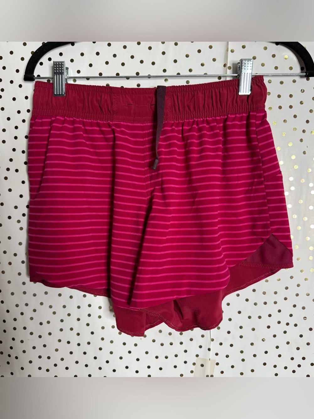 Lululemon Women’s Pink Striped Athletic Shorts